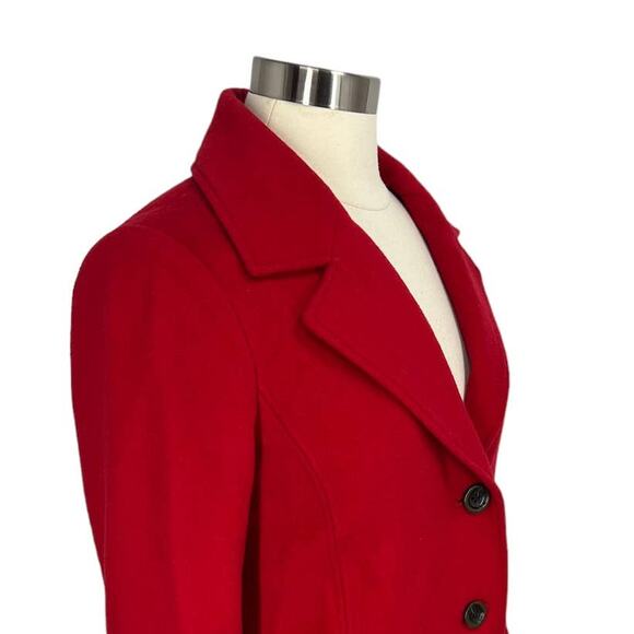 J.JILL Red Wool Blend Coat Size XS PETITE - Picture 6 of 11
